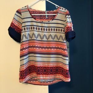Francesca’s pattern blouse